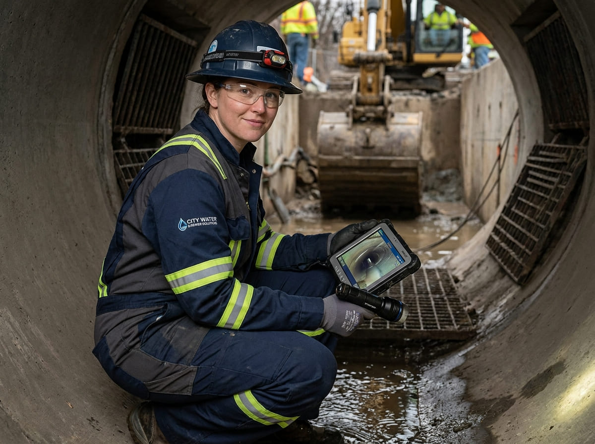 Sewer Line Inspection & Replacement in Ferris